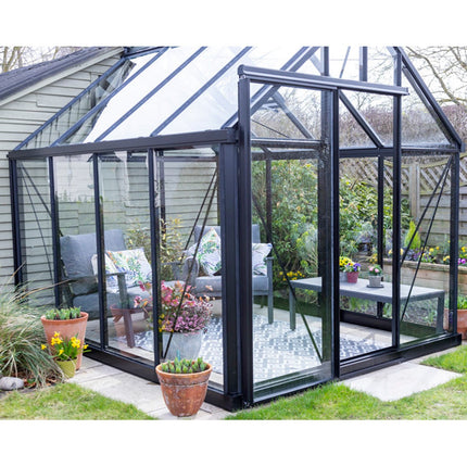 Janssens Liege 7ft 7'' x 10ft 1'' (2.4 x 3.1 m) Aluminium Greenhouse Package – view 3