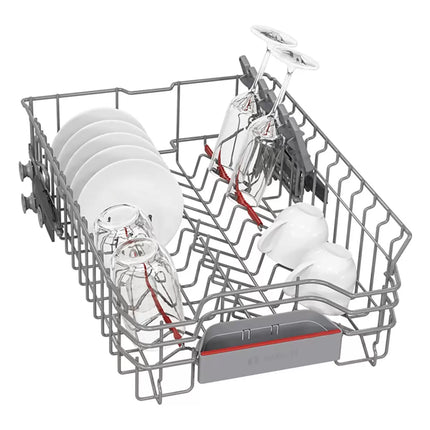Bosch SPS4HMI49G Series 4 10 Place Slimline Freestanding Dishwasher, Silver