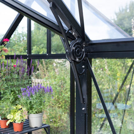Janssens Elsene 10ft 4" x 13ft 2" (3.2 x 4m) Aluminium Greenhouse Package – view 3