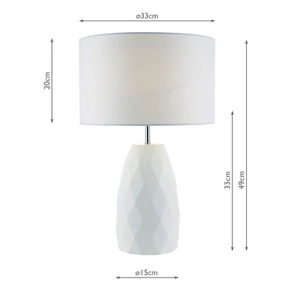 Ciara Geometric Table Lamp – view 2