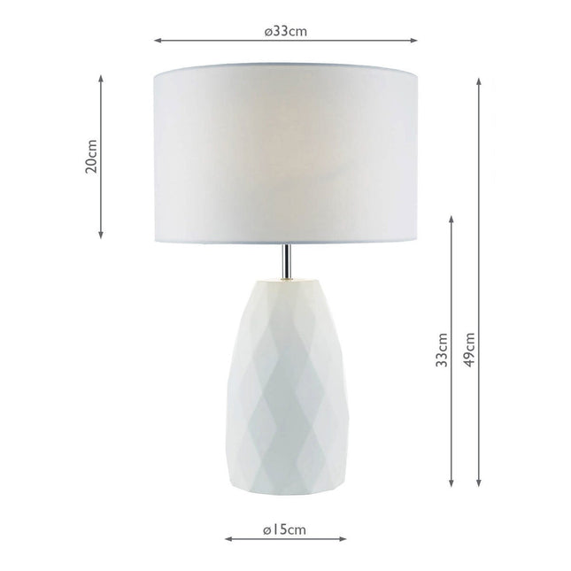 Ciara Geometric Table Lamp – view 2