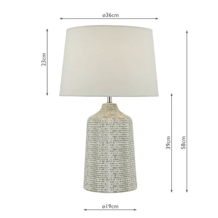 Vondra Ceramic Table Lamp – view 2