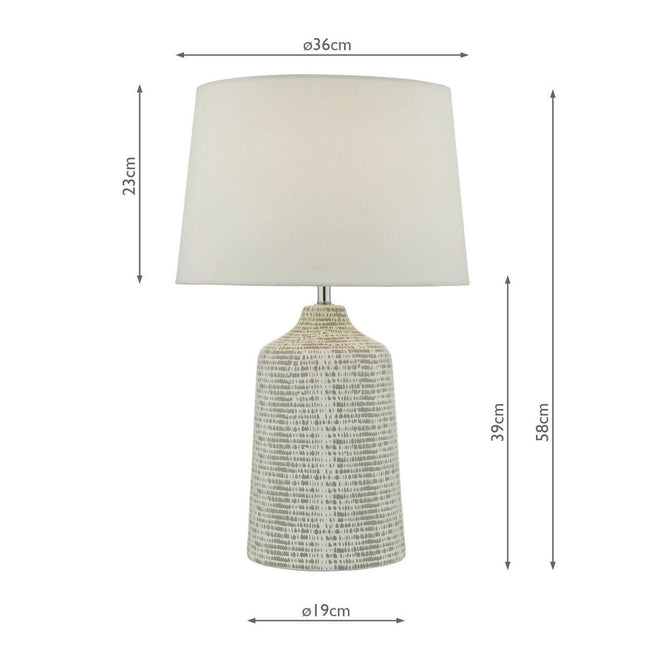 Vondra Ceramic Table Lamp – view 2