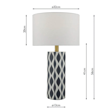 Weylin Ceramic Table Lamp – view 2