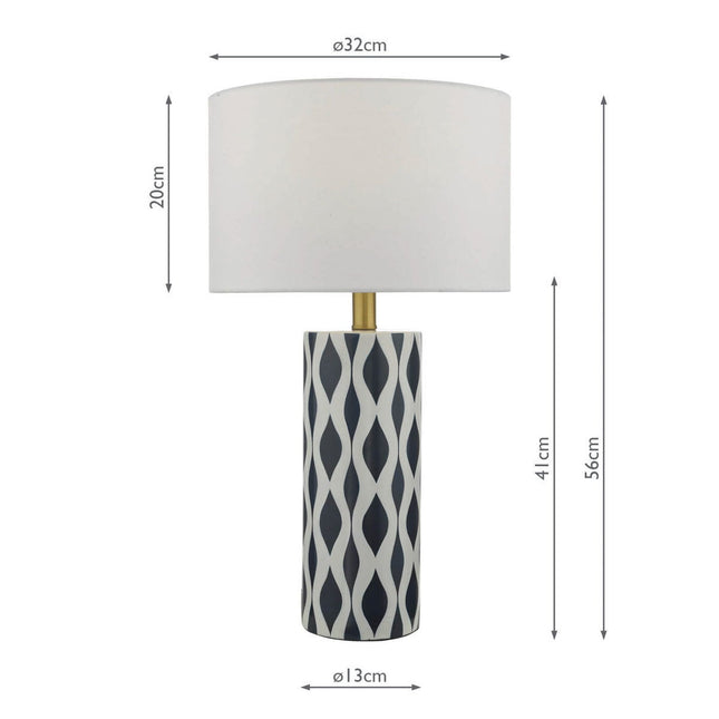 Weylin Ceramic Table Lamp – view 2