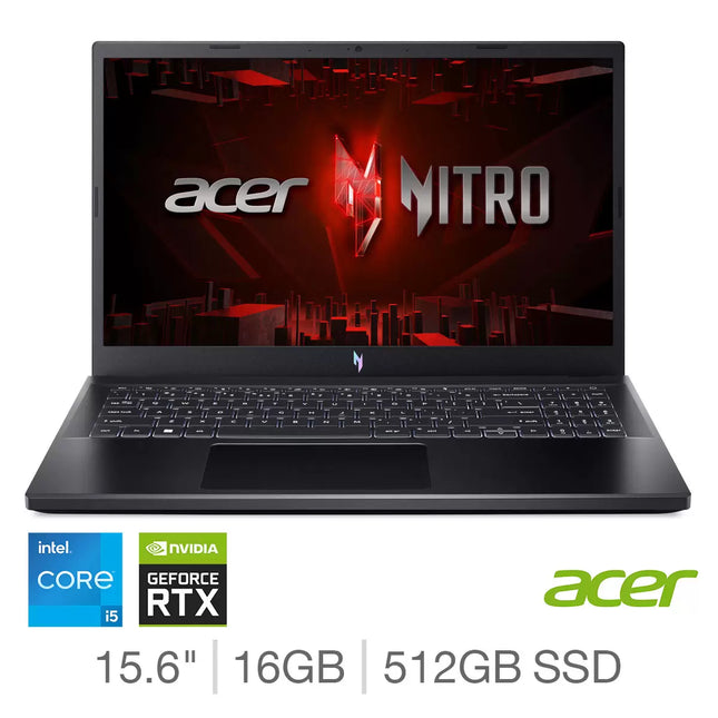 Acer Nitro V 15 Gaming Laptop | 13th Gen Intel® Core™ i5 | NVIDIA® GeForce RTX™ 40 Series | 15.6” FHD 165Hz | Wi-Fi 6 | DTS:X Ultra