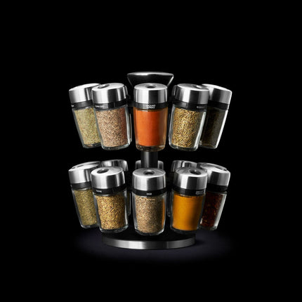 Cole & Mason 20 Jar Filled Spice Rack Carousel – view 6