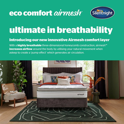 Silentnight AirMesh® 3000 Pocket Boxtop Mattress in 4 Sizes – view 2