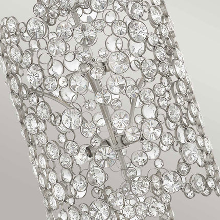 Elstead Anya Two Tier Pendant - Silver Leaf – view 5