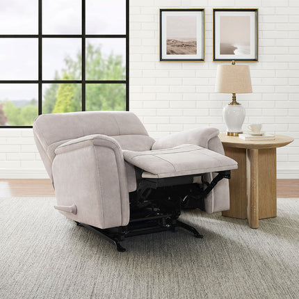 True Innovations Hayden Beige Fabric Manual Recliner Chair – view 5