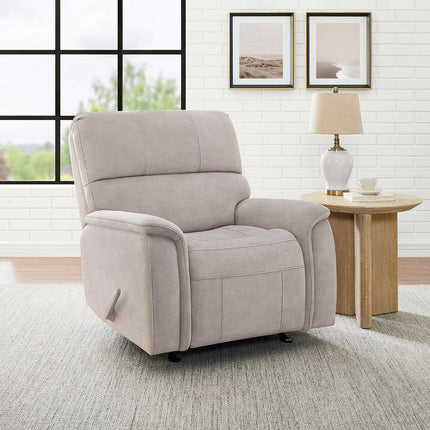True Innovations Hayden Beige Fabric Manual Recliner Chair – view 4