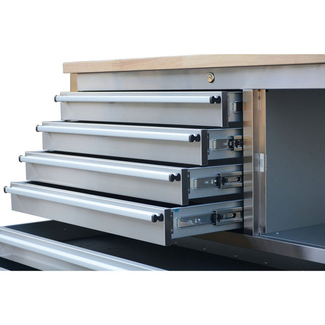 Hilka 48" (122cm) 6 Drawer Stainless Steel Tool Cabinet – view 2