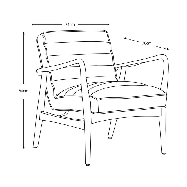 Gallery Datsun Antique Ebony Leather Armchair – view 2