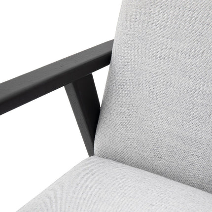 Gallery Neyland Mottled Stone Linen Armchair – view 6