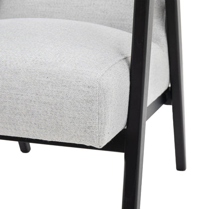 Gallery Neyland Mottled Stone Linen Armchair – view 5