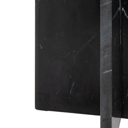 Gallery Amalfi Black Marble Side Table – view 6