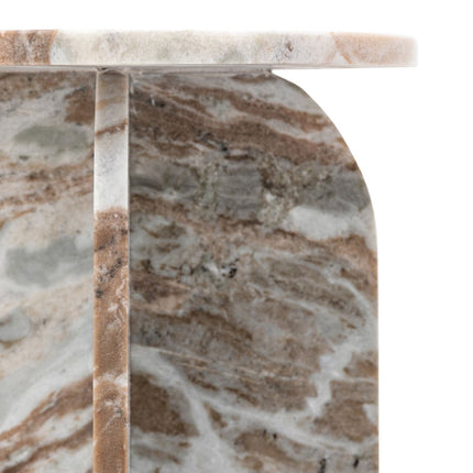 Gallery Amalfi Natural Marble Side Table – view 5