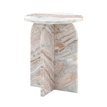 Gallery Amalfi Natural Marble Side Table – view 7