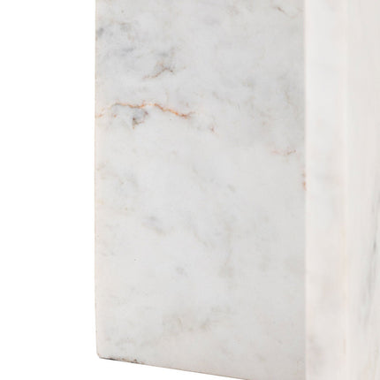 Gallery Amalfi White Marble Side Table – view 6