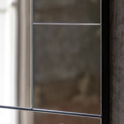 Gallery Broadheath Black Rectangular Mirror, 81 x 122cm – view 3