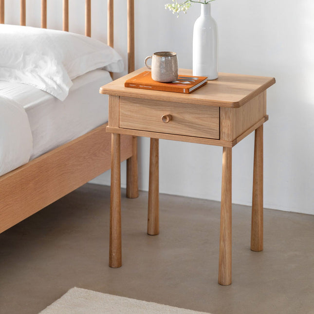 Gallery Wycombe Natural Oak Nightstand