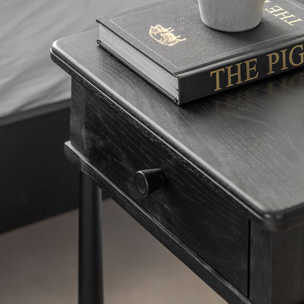 Gallery Wycombe Black Oak Nightstand – view 3