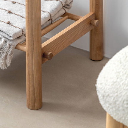 Gallery Wycombe Natural Oak Open Wardrobe – view 4