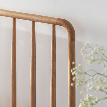 Gallery Wycombe Natural Oak Bed Frame in 3 Sizes – view 3