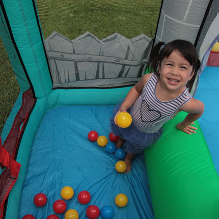 Happy Hop Happy House Bouncy Castle, Ball Pit & Slide (3+ Years) – view 2