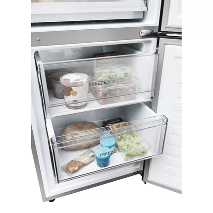 Haier HDPW3618DNPK Fridge Freezer, D Rated in Inox