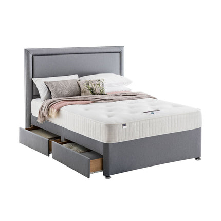 Silentnight 1400 Pocket Ortho Mattress & Slate Grey Divan in 4 Sizes – view 7