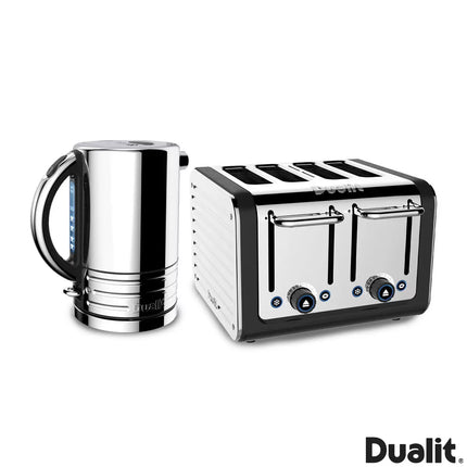 Dualit Architect Kettle & 4 Slot Toaster, Matt Black