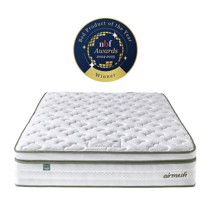 Silentnight AirMesh® 3000 Pocket Boxtop Mattress & Slate Grey Full Ottoman Divan in 3 Sizes – view 5