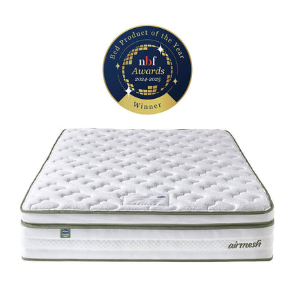 Silentnight AirMesh® 3000 Pocket Boxtop Mattress & Sandstone Full Ottoman Divan in 3 Sizes – view 5