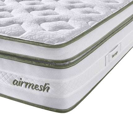 Silentnight AirMesh® 3000 Pocket Boxtop Mattress & Slate Grey Divan in 4 Sizes – view 2