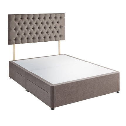 Silentnight Continental Divan Base with Eden Headboard in 2 Colours & 3 Sizes – view 5