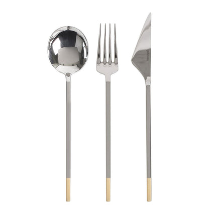 Golden Bell 18/10 Stainless Steel Cutlery Set, 24 Piece – view 2