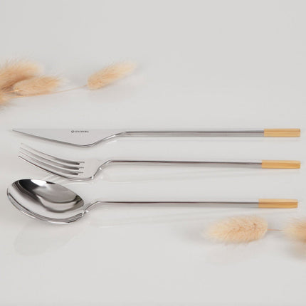 Golden Bell 18/10 Stainless Steel Cutlery Set, 24 Piece – view 6