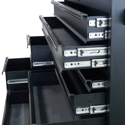 Hilka 55" (140cm) Industrial 8 Drawer Tool Trolley – view 3