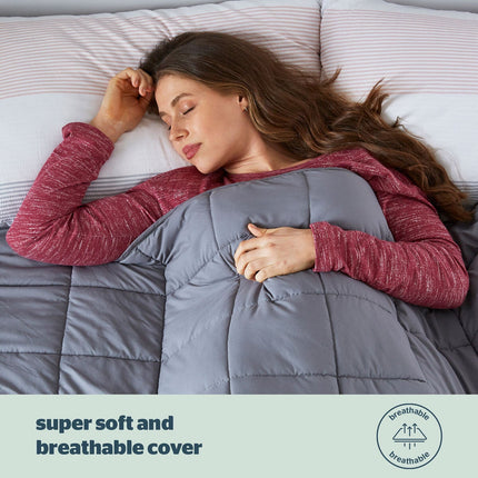 Silentnight Wellbeing Adult Weighted Blanket, 6.8kg – view 4