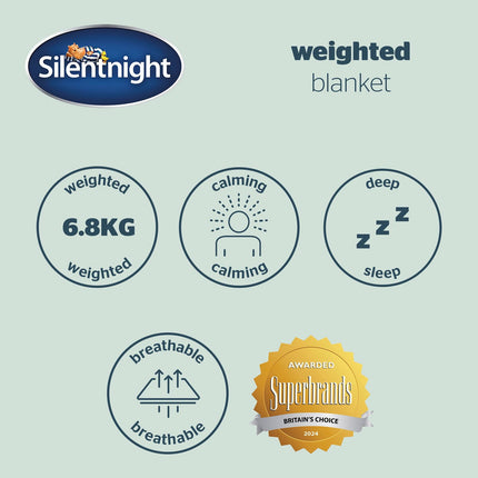 Silentnight Wellbeing Adult Weighted Blanket, 6.8kg – view 6