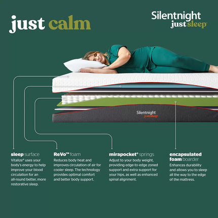 Silentnight Just Calm Rolled Mattress