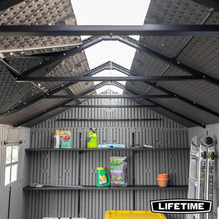 Lifetime 15ft x 8ft (4.6 x 2.4m) Dual Entry Storage Shed - Model 60455 – view 4