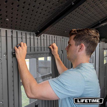Lifetime 15ft x 8ft (4.6 x 2.4m) Dual Entry Storage Shed - Model 60455 – view 6