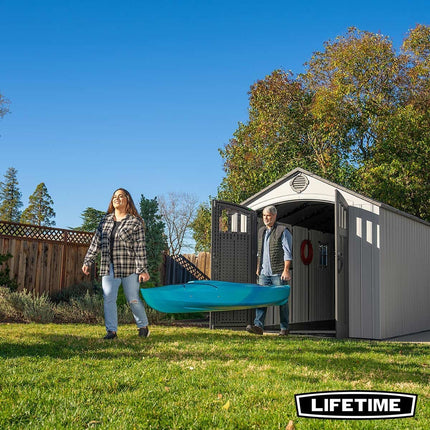Lifetime 8ft x 20ft (2.4 x 6.1m) Storage Shed - Model 60470 – view 3