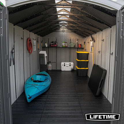 Lifetime 8ft x 20ft (2.4 x 6.1m) Storage Shed - Model 60470 – view 5
