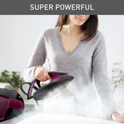 Tefal SV8154G0 Express Vision Steam Generator in Black/Purple – view 3