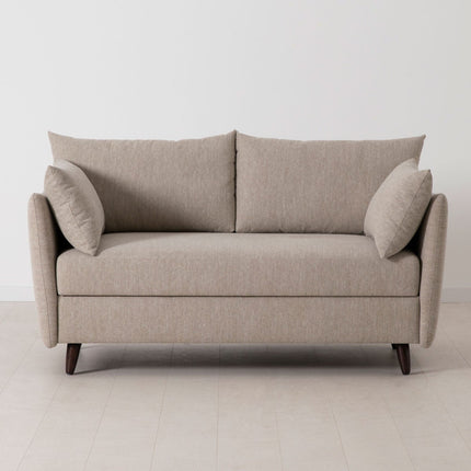 Swyft Model 08 Light Grey Linen Double Sofa Bed – view 7