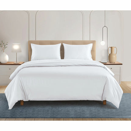 Welhome 500 Thread Count Lyocell Cotton Blend Duvet Set in 3 colours, Double