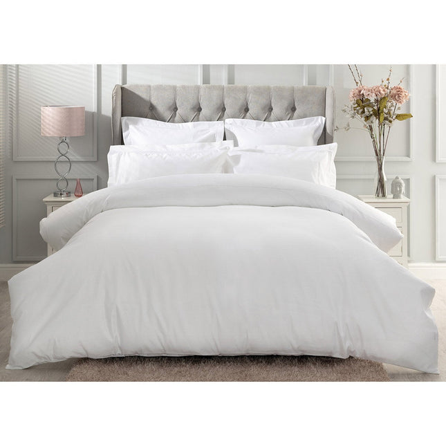 Belledorm Pure Egyptian Cotton Sateen 1000 Thread Count Bedding Bundle in 4 sizes, White